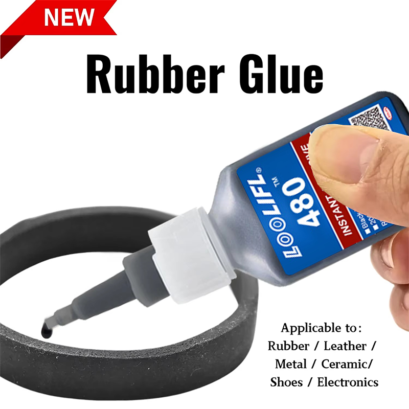 Electronics Repair In Usa - Loolifl480 Instant Rubber Glue, Black Cyanoacrylate