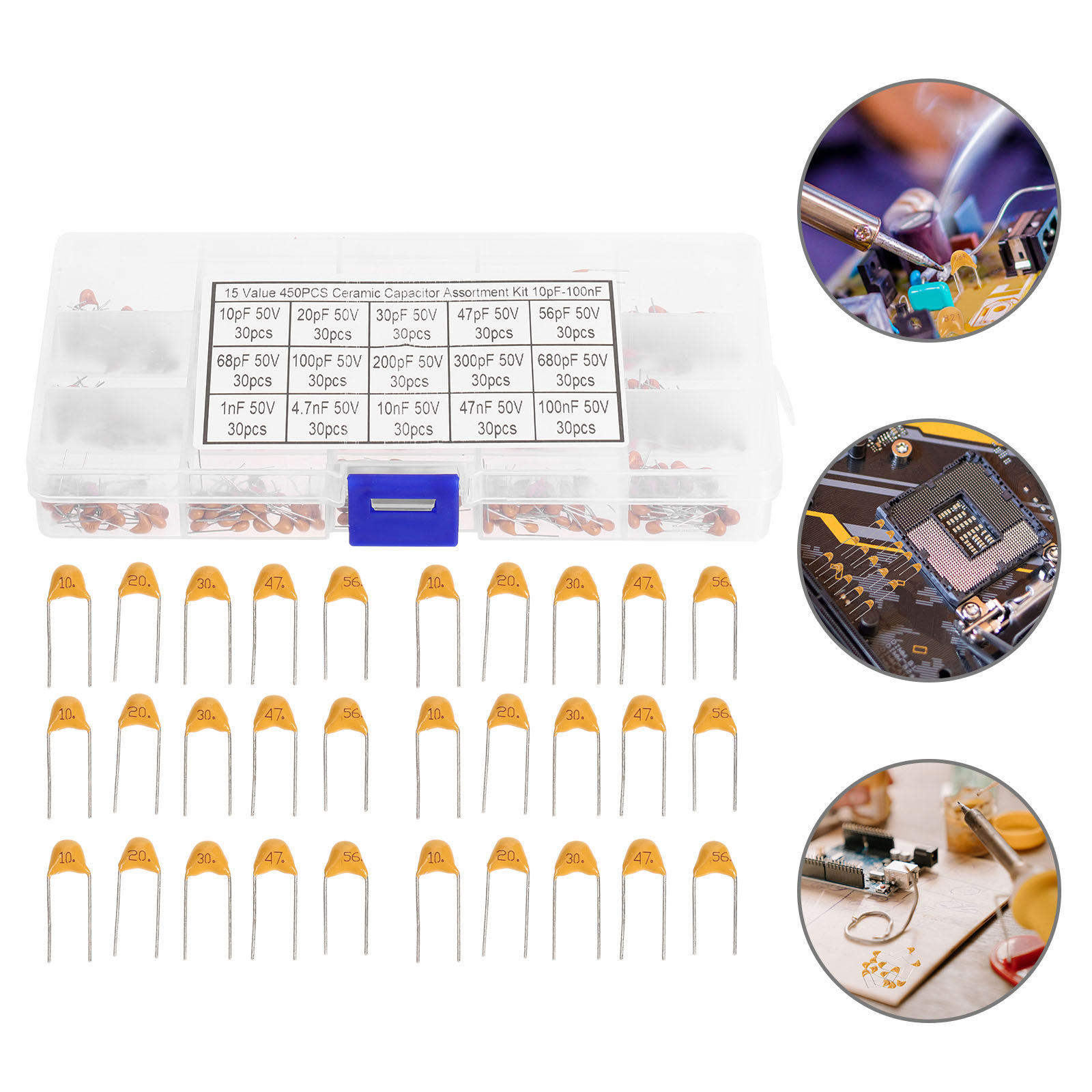 1Set Premium Ceramic Capacitor - Electronics Repair Hobby recension och pris
