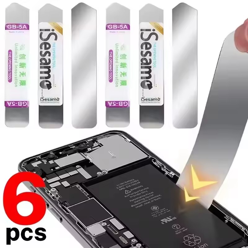 1-6Pcs Metal Flat Soft Blade C - Phone Opening Tool recension och pris