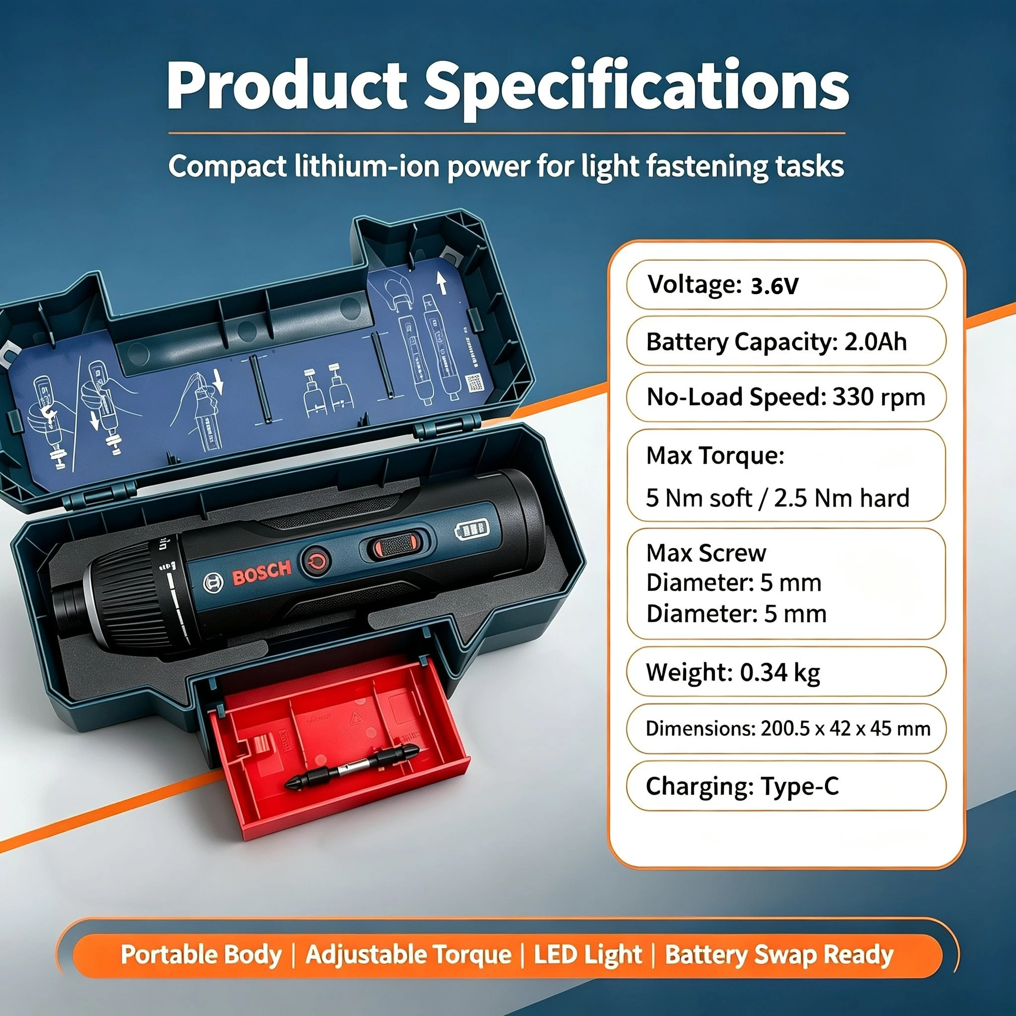 Bosch GSD4V-5 3.6V Cordless El - Electronics Repair In Usa recension och pris